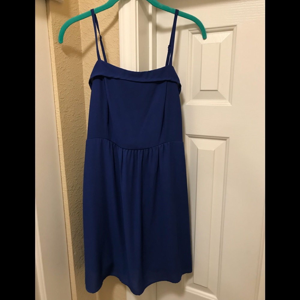 Final touch royal blue cocktail dress